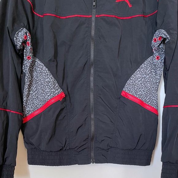 EUC NIKE AIR JORDAN retro style full zip windbreaker light jacket, size S - Picture 6 of 16